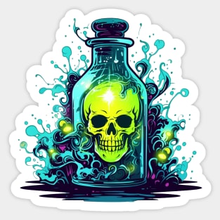 Witches Brew Poison Sticker